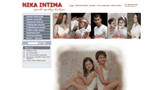 Desktop Screenshot of nika-intima.sk